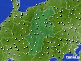 長野県のアメダス実況(風向・風速)(2015年03月19日)
