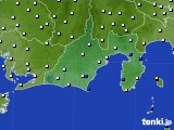 静岡県のアメダス実況(風向・風速)(2015年03月19日)