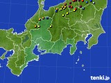 東海地方のアメダス実況(積雪深)(2015年03月20日)