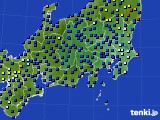 関東・甲信地方のアメダス実況(日照時間)(2015年03月20日)