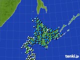 北海道地方のアメダス実況(気温)(2015年03月20日)