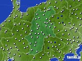 長野県のアメダス実況(風向・風速)(2015年03月21日)