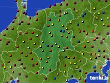 長野県のアメダス実況(日照時間)(2015年03月22日)