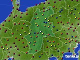 長野県のアメダス実況(日照時間)(2015年03月22日)