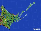 道東のアメダス実況(日照時間)(2015年03月22日)