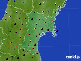 宮城県のアメダス実況(日照時間)(2015年03月22日)