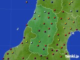 山形県のアメダス実況(日照時間)(2015年03月22日)