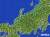 北陸地方のアメダス実況(気温)(2015年03月22日)