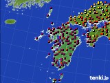 2015年03月23日の九州地方のアメダス(日照時間)