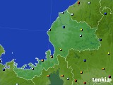 福井県のアメダス実況(日照時間)(2015年03月23日)