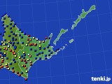 道東のアメダス実況(日照時間)(2015年03月23日)