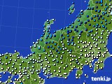 2015年03月23日の北陸地方のアメダス(気温)