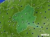 群馬県のアメダス実況(風向・風速)(2015年03月24日)