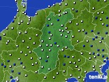 長野県のアメダス実況(風向・風速)(2015年03月24日)