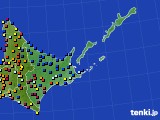 2015年03月25日の道東のアメダス(日照時間)