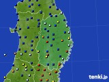 2015年03月25日の岩手県のアメダス(日照時間)