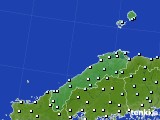 2015年03月25日の島根県のアメダス(気温)