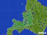 道央のアメダス実況(風向・風速)(2015年03月25日)