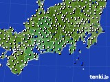 東海地方のアメダス実況(風向・風速)(2015年03月27日)