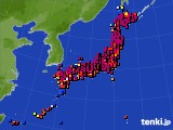 アメダス実況(日照時間)(2015年03月28日)