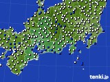 東海地方のアメダス実況(風向・風速)(2015年03月28日)
