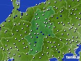 長野県のアメダス実況(風向・風速)(2015年03月28日)