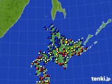 2015年03月29日の北海道地方のアメダス(日照時間)
