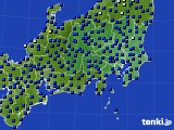 2015年03月29日の関東・甲信地方のアメダス(日照時間)