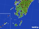 鹿児島県のアメダス実況(日照時間)(2015年03月29日)