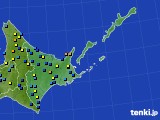 道東のアメダス実況(積雪深)(2015年03月30日)