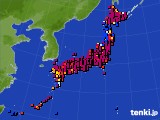 アメダス実況(日照時間)(2015年03月30日)