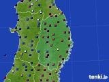 岩手県のアメダス実況(日照時間)(2015年03月30日)