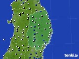 2015年03月30日の岩手県のアメダス(風向・風速)