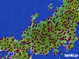 北陸地方のアメダス実況(日照時間)(2015年03月31日)