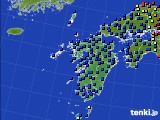 2015年03月31日の九州地方のアメダス(日照時間)