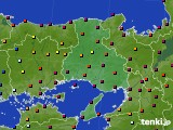 2015年03月31日の兵庫県のアメダス(日照時間)