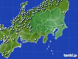 関東・甲信地方のアメダス実況(降水量)(2015年04月01日)