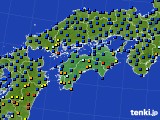 四国地方のアメダス実況(日照時間)(2015年04月01日)