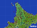 2015年04月01日の道北のアメダス(日照時間)