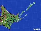道東のアメダス実況(日照時間)(2015年04月01日)