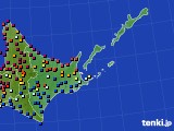 2015年04月01日の道東のアメダス(日照時間)