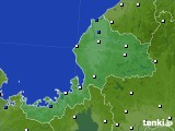 福井県のアメダス実況(風向・風速)(2015年04月01日)