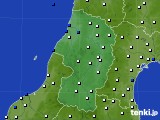 山形県のアメダス実況(風向・風速)(2015年04月01日)