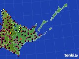 2015年04月02日の道東のアメダス(日照時間)