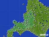 道央のアメダス実況(風向・風速)(2015年04月02日)