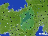 滋賀県のアメダス実況(降水量)(2015年04月03日)