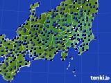 関東・甲信地方のアメダス実況(日照時間)(2015年04月03日)