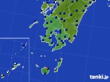 鹿児島県のアメダス実況(日照時間)(2015年04月03日)