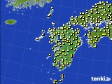 2015年04月03日の九州地方のアメダス(気温)