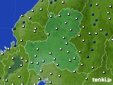 岐阜県のアメダス実況(風向・風速)(2015年04月03日)